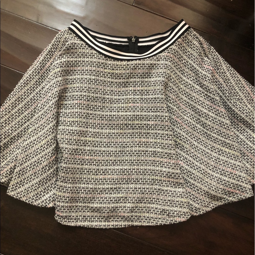 BCBGeneration gray knit mini skirt